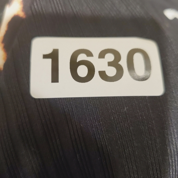 Nine west black animal print bikini top size XL - Picture 7 of 7